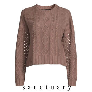 SANCTUARY | Portobello | COZY CABLE KNIT SWEATER